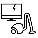 EE-Geräte Piktogramm elektronische und elektrische Geräte
