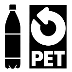 PET-Getränkeflaschen Piktogramm PET-Getränkeflaschen