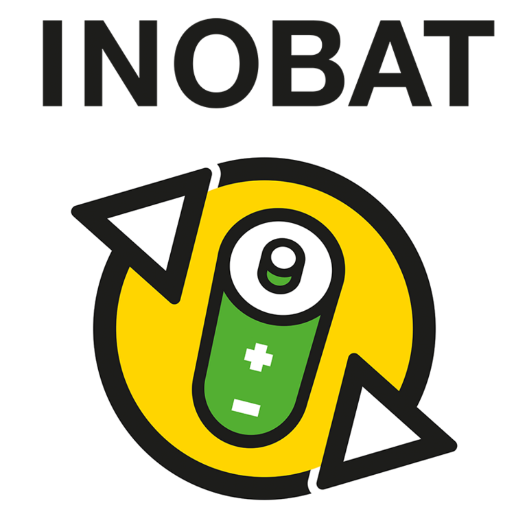 Logo Inobat: eine Batterie in einem Kreis
