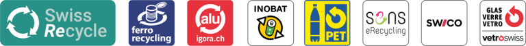 Swiss Recycle und Mitglieder Logo Swiss Recycle und Mitglieder